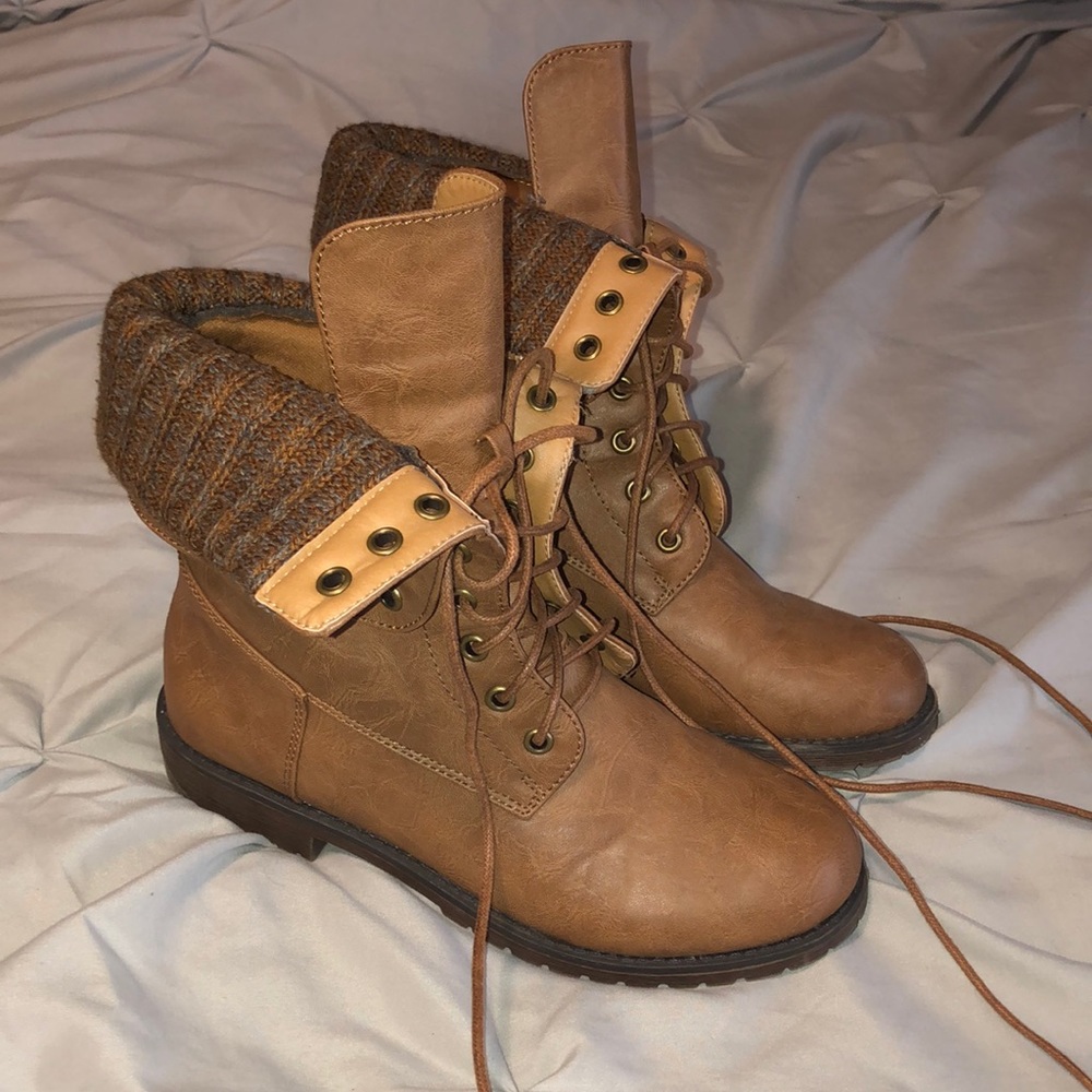 Ankle Combat Boots